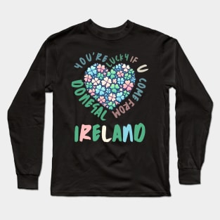 Heart of Donegal Ireland Long Sleeve T-Shirt